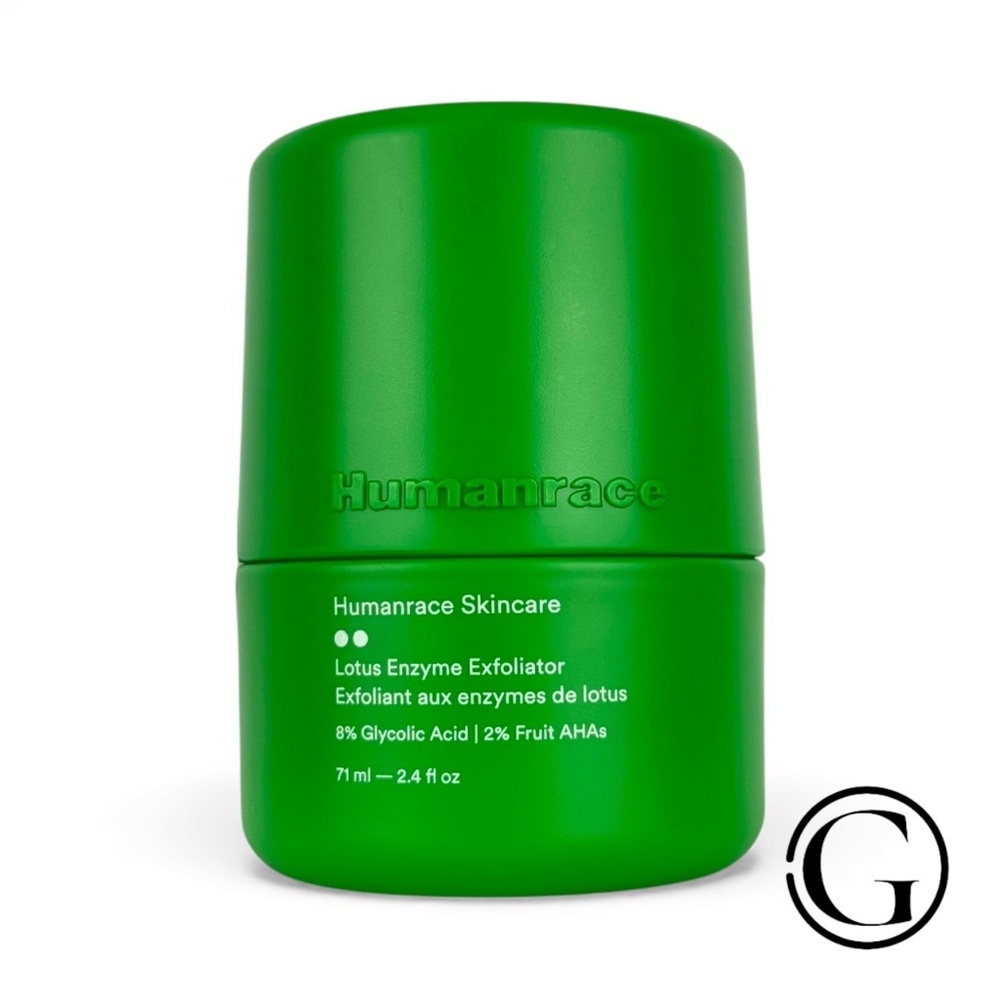 Humanrace Lotus Enzyme Exfoliator 8% Glycolic Acid, 2.4Fl Oz NWOB